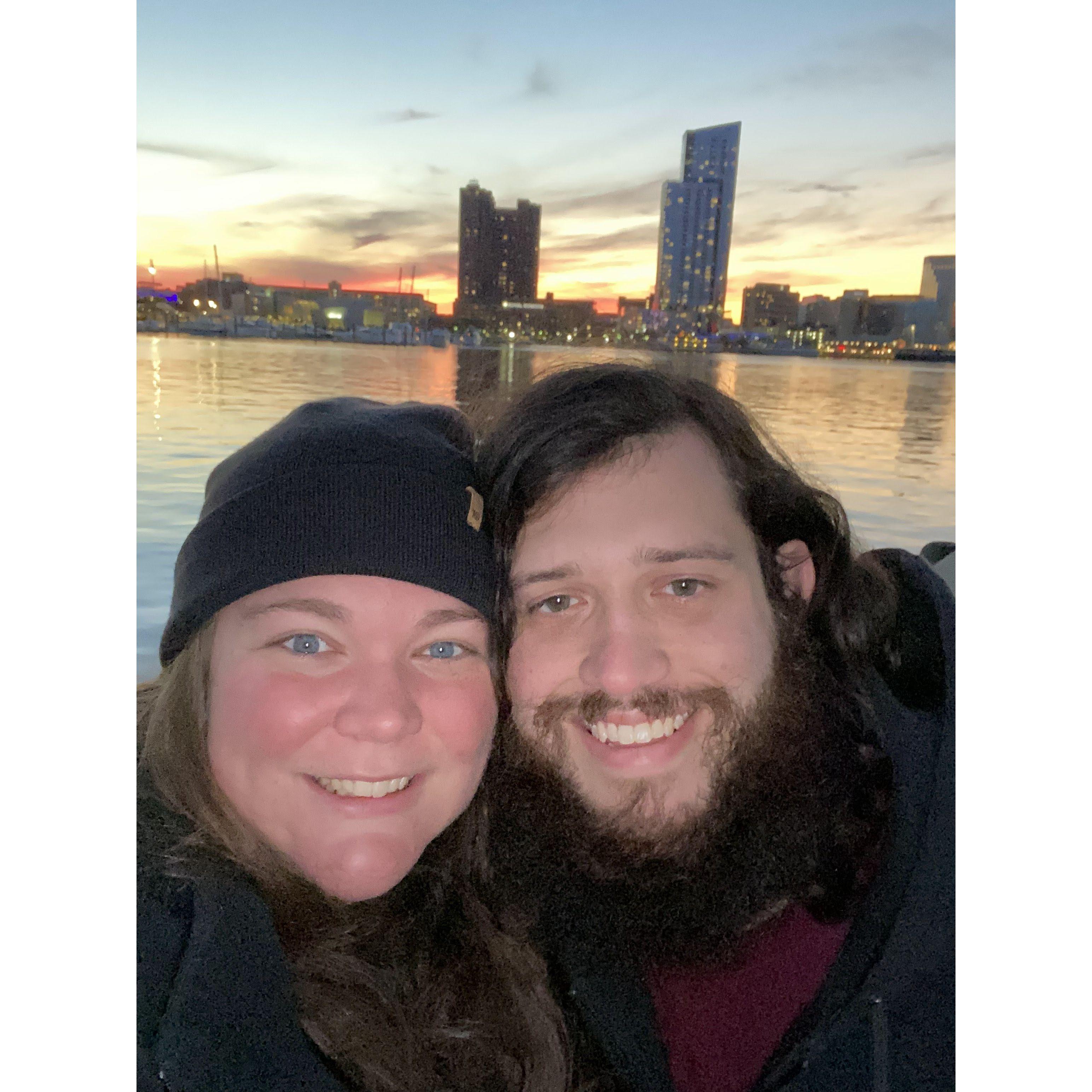 Our first trip to the Inner Harbor.