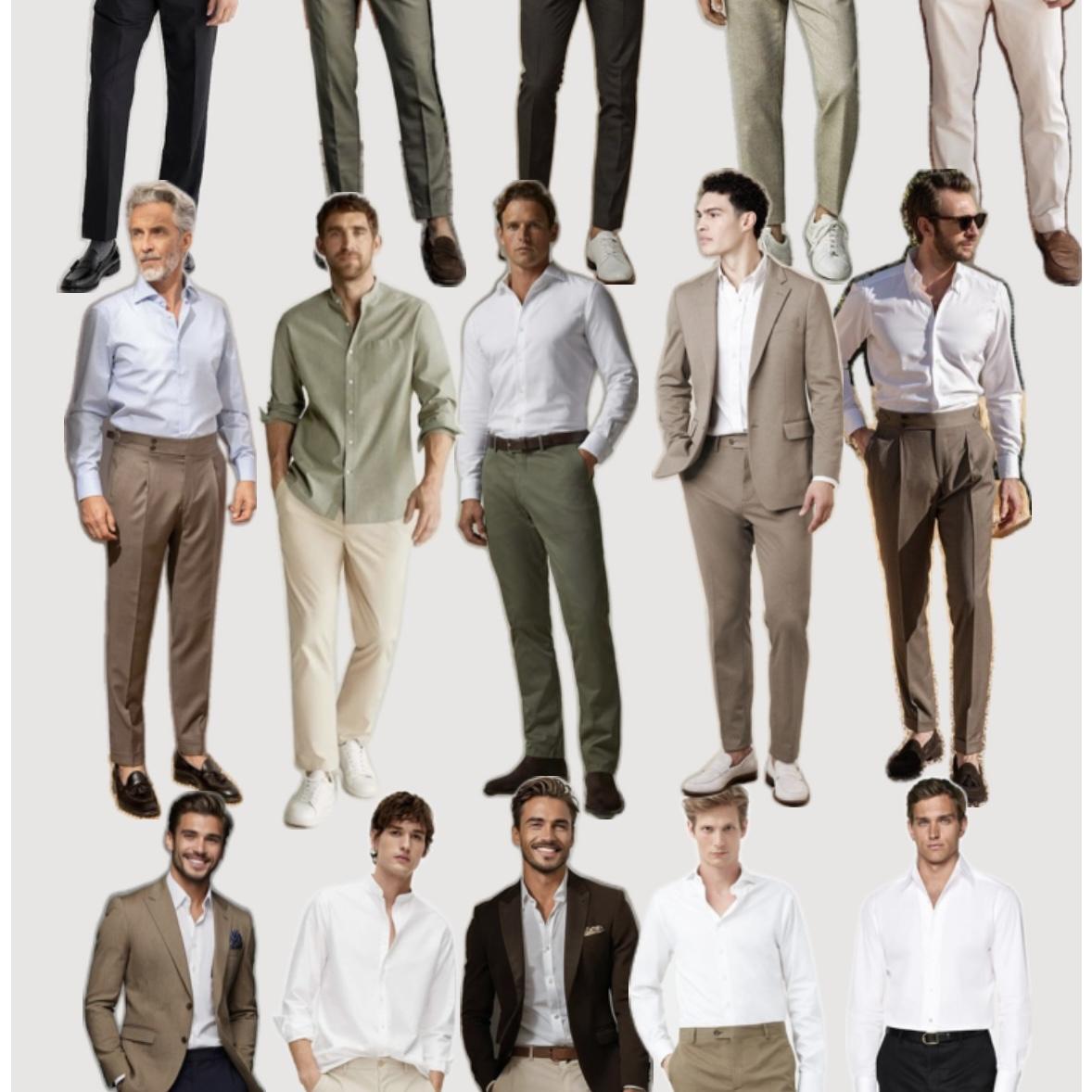Men Friday Shabbat dinner attire. Country club chic.