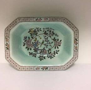 Vintage - Adams English Ironstone Calyx Ware, SINGAPORE BIRD - Rectanular Serving Bowl - Vegetable Bowl