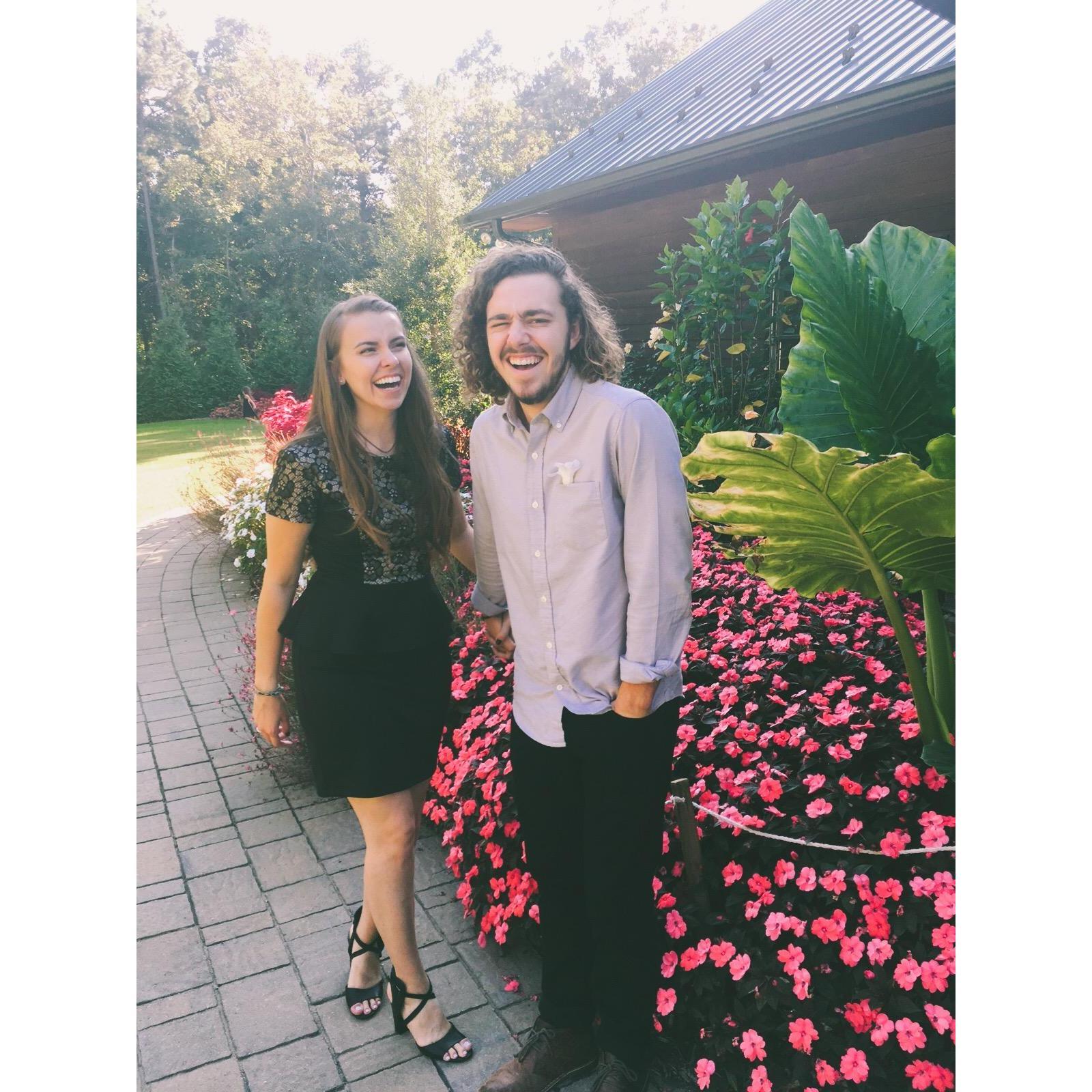 Funny story here. We tried to go to a wedding but we actually missed the ceremony. Thankfully we made it just in time for the food.