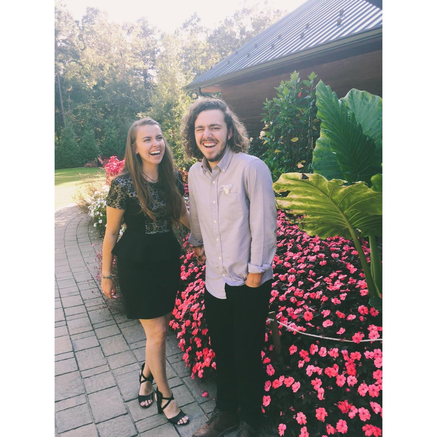Funny story here. We tried to go to a wedding but we actually missed the ceremony. Thankfully we made it just in time for the food.