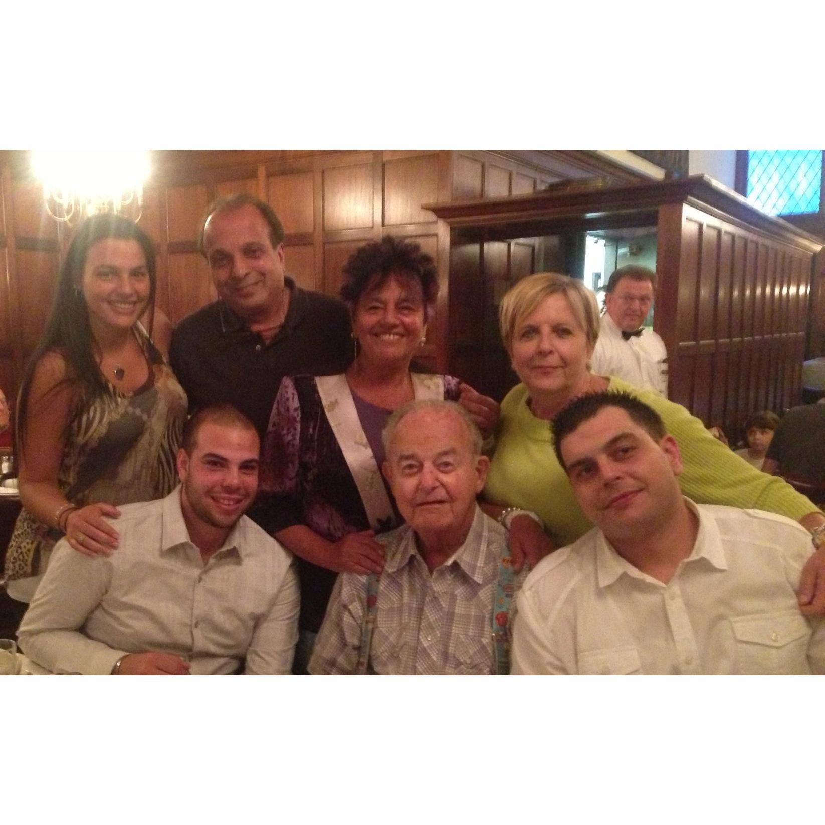 Our first time celebrating Gramps’ birthday at Peter Lugers!