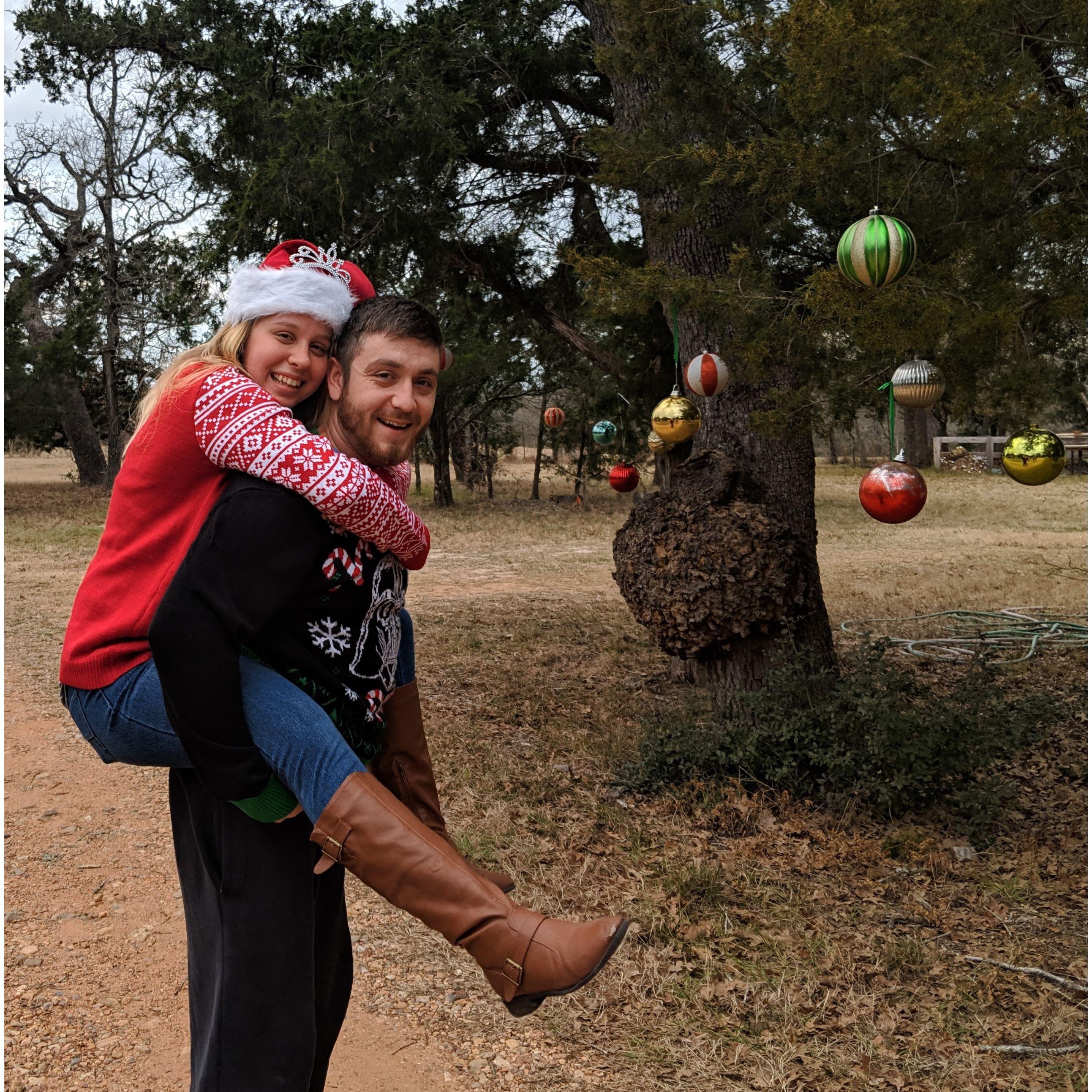 December 2018 - Christmas at his Mom's
