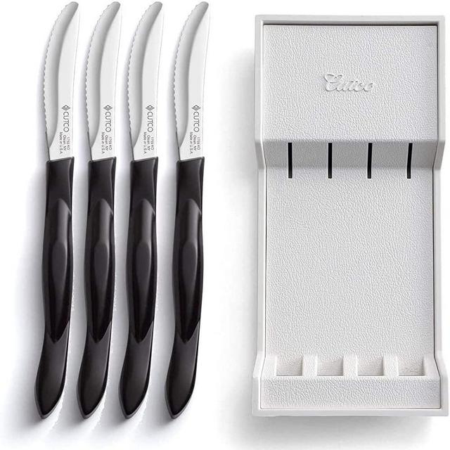 Four (4) - Cutco Classic Black Table Steak Knives #1759 - Manufacture Sealed