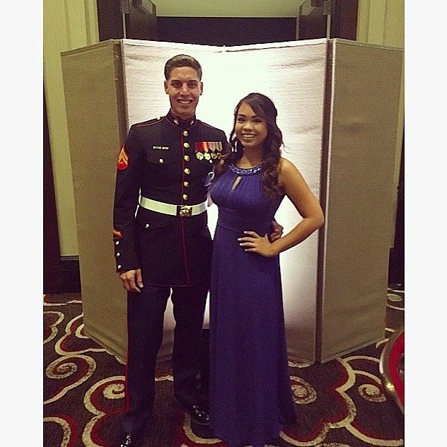 November 2016 - Dressing up like royalty and dancin' the night away at the Marine Corps Ball!