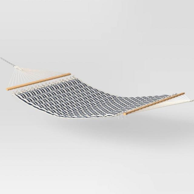 Pillowtop Hammock Striped - Navy - Threshold™