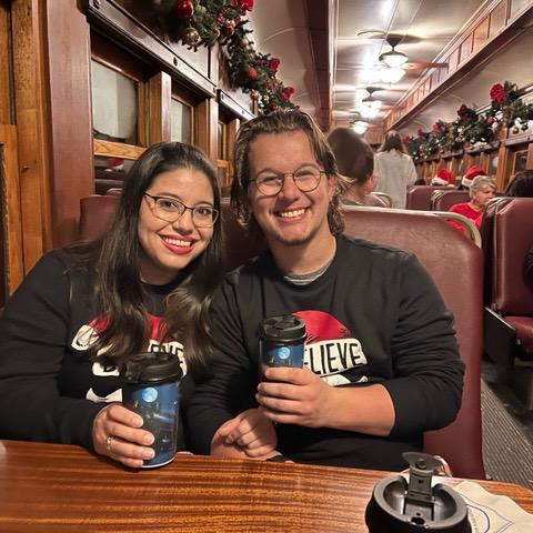 3 month later, December 11, 2021, Lucas asked Alivia to be his girlfriend on the Polar Express train ride while vacationing in North Carolina