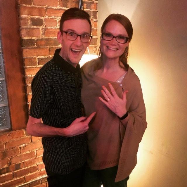 Celebrating our engagement!
