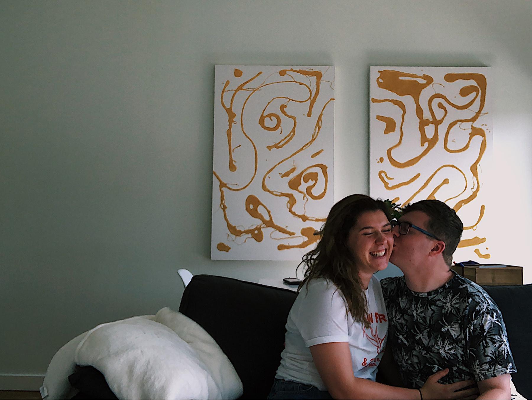 Very beginning of our relationship, our first trip together!