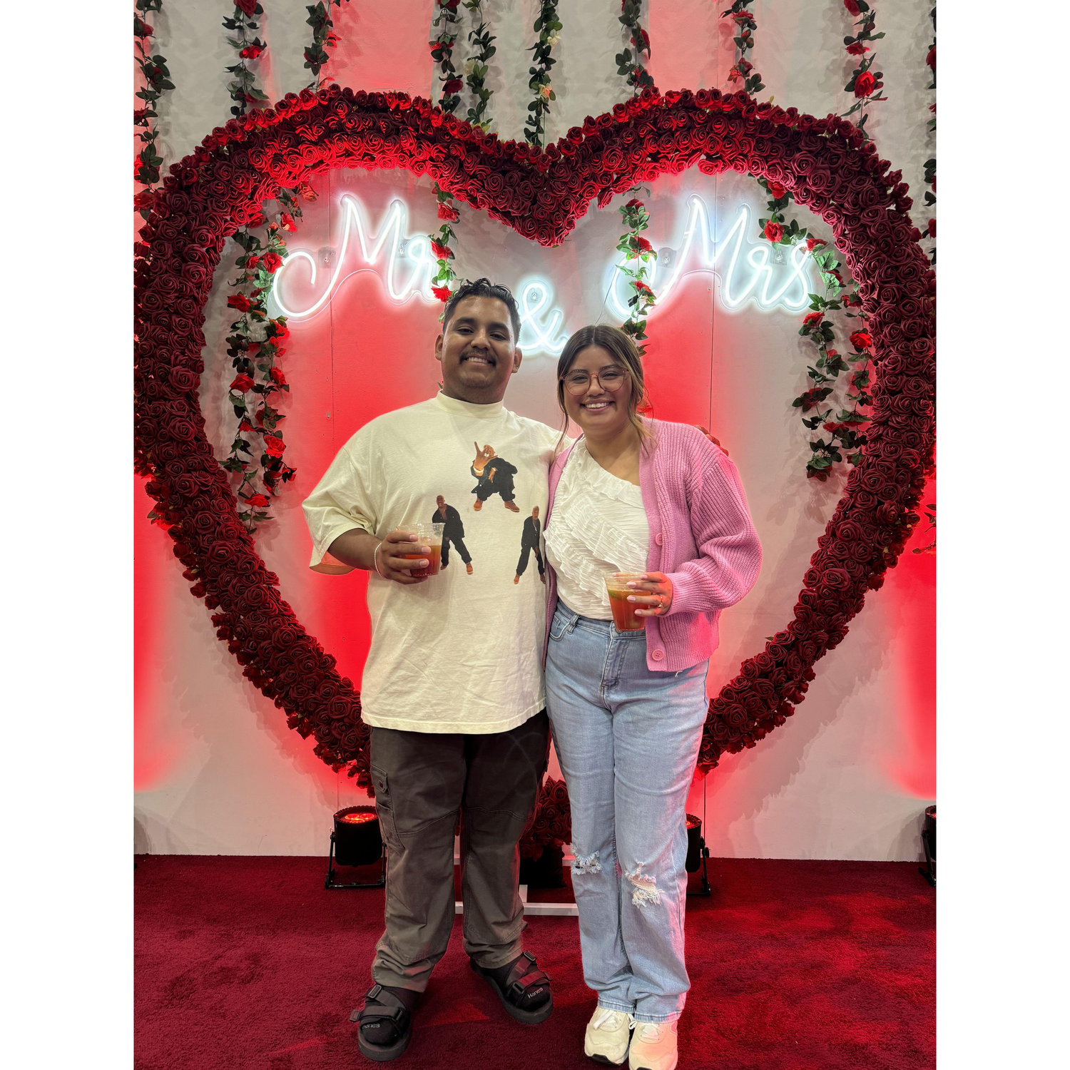 Us at our first wedding EXPO!!