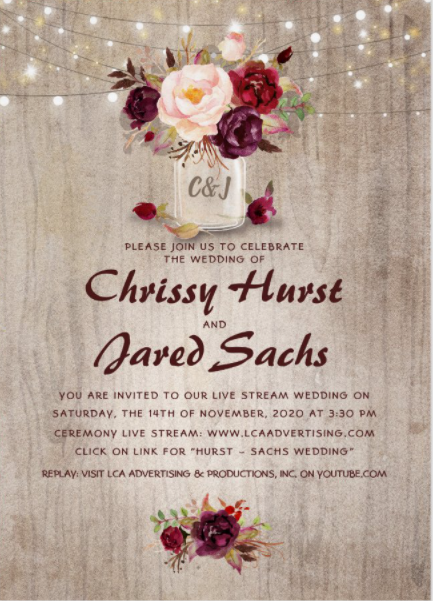 The Wedding Website of Chrissy Hurst and Jared Sachs