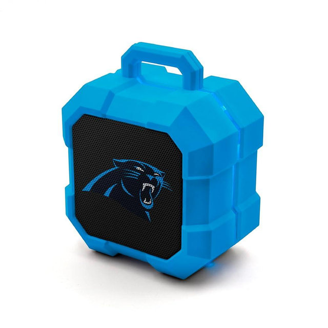 SOAR NFL Shockbox LED Wireless Bluetooth Speaker - Water Resistant IPX4, 5.0 Bluetooth with Over 5 Hours of Play Time - Small Portable Speaker - Officially Licensed NFL, Perfect Home & Outdoor Speaker