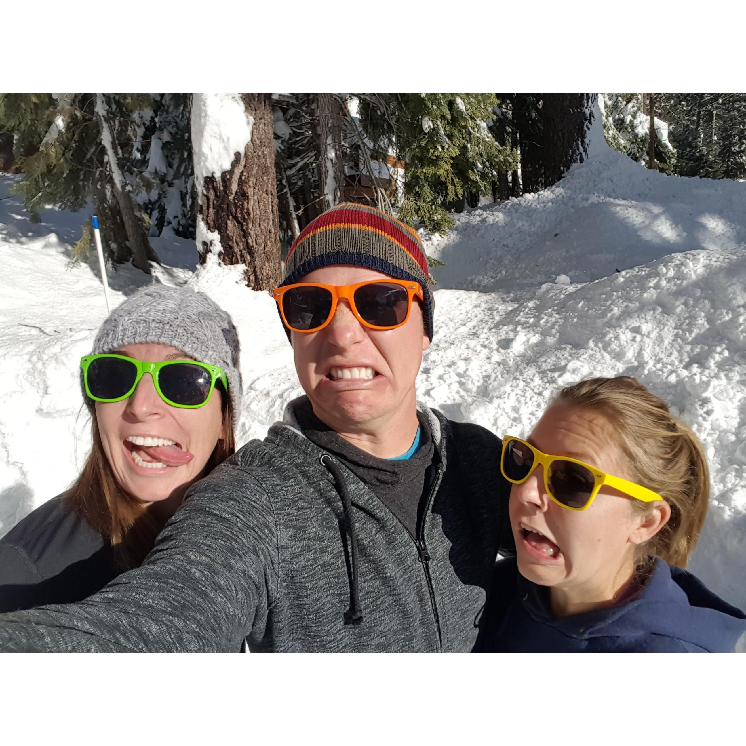 snow shennanigans - trukee january 2017