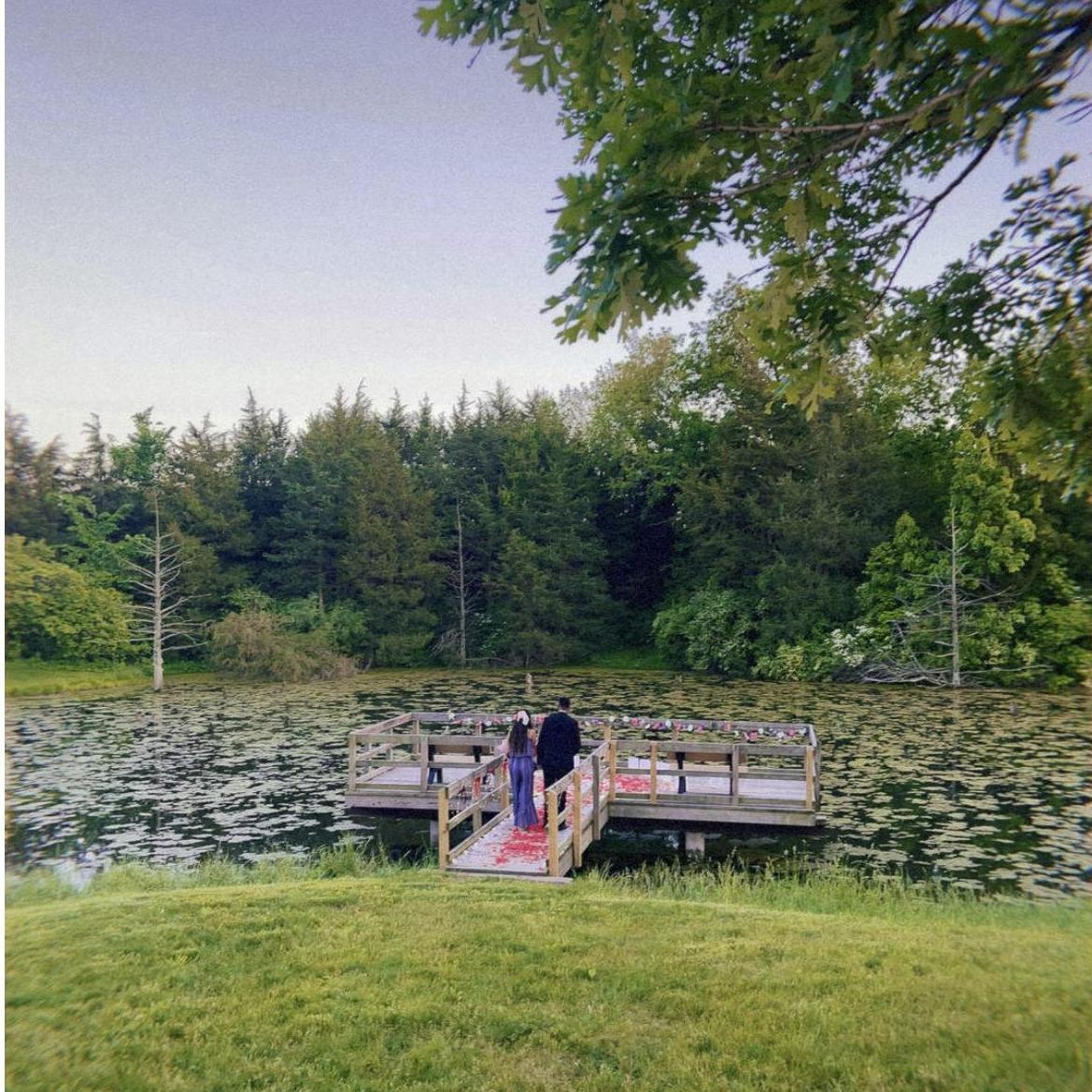 Popped the question!