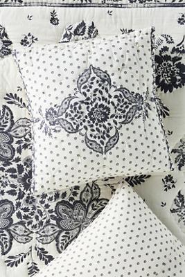 The Printed Cotton Voile Euro Sham