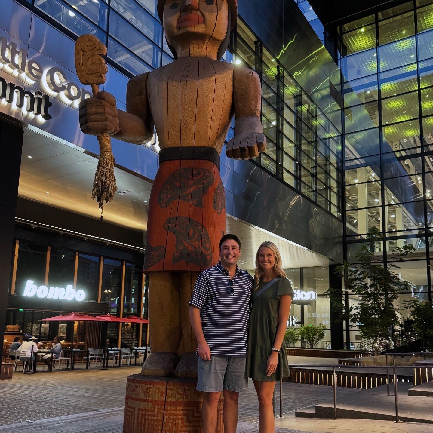 Visiting William and Baylee in Seattle for their engagement party.