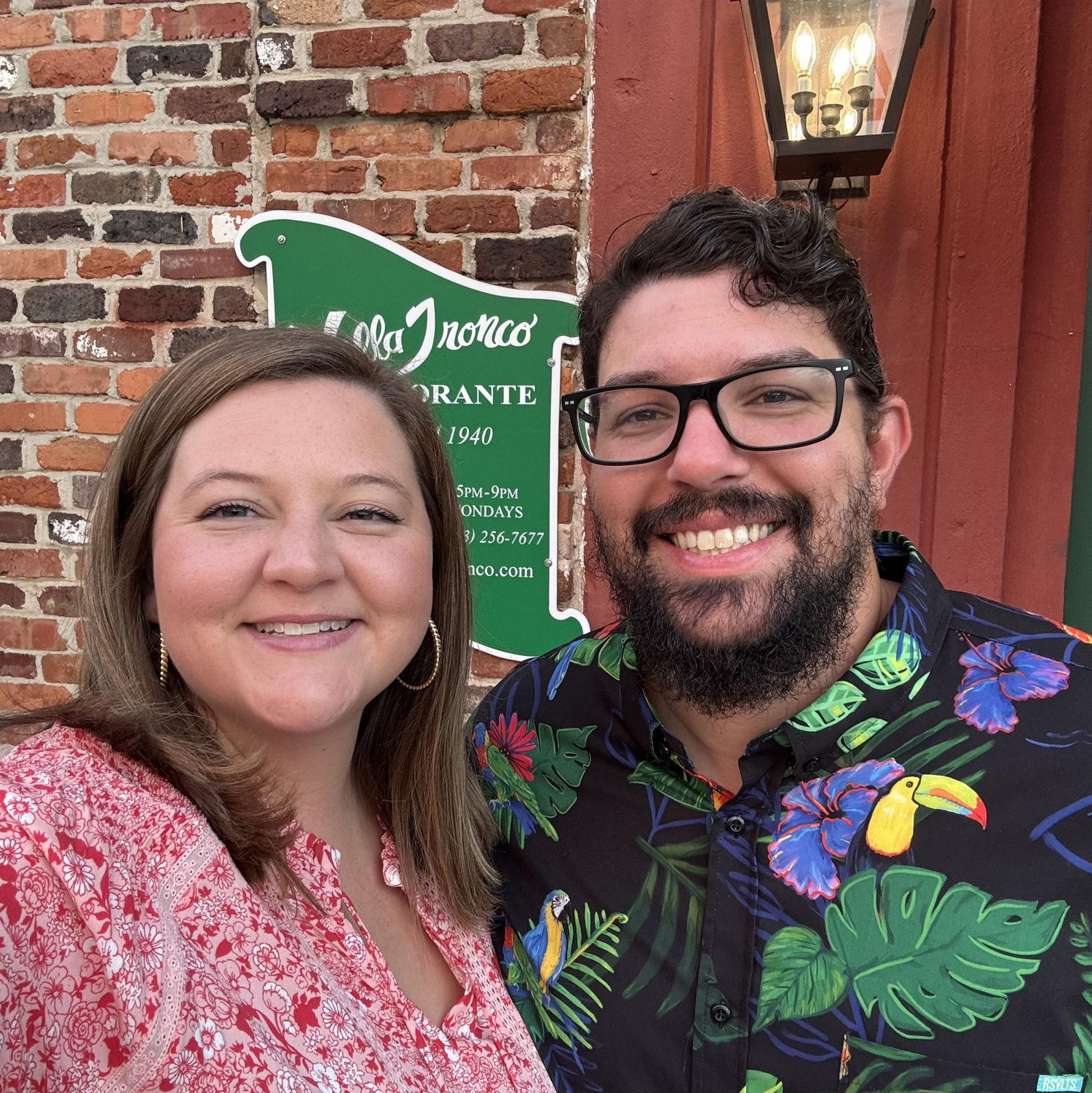 Anniversary dinner at the restaurant where Alex asked Kathryn to be his girlfriend!