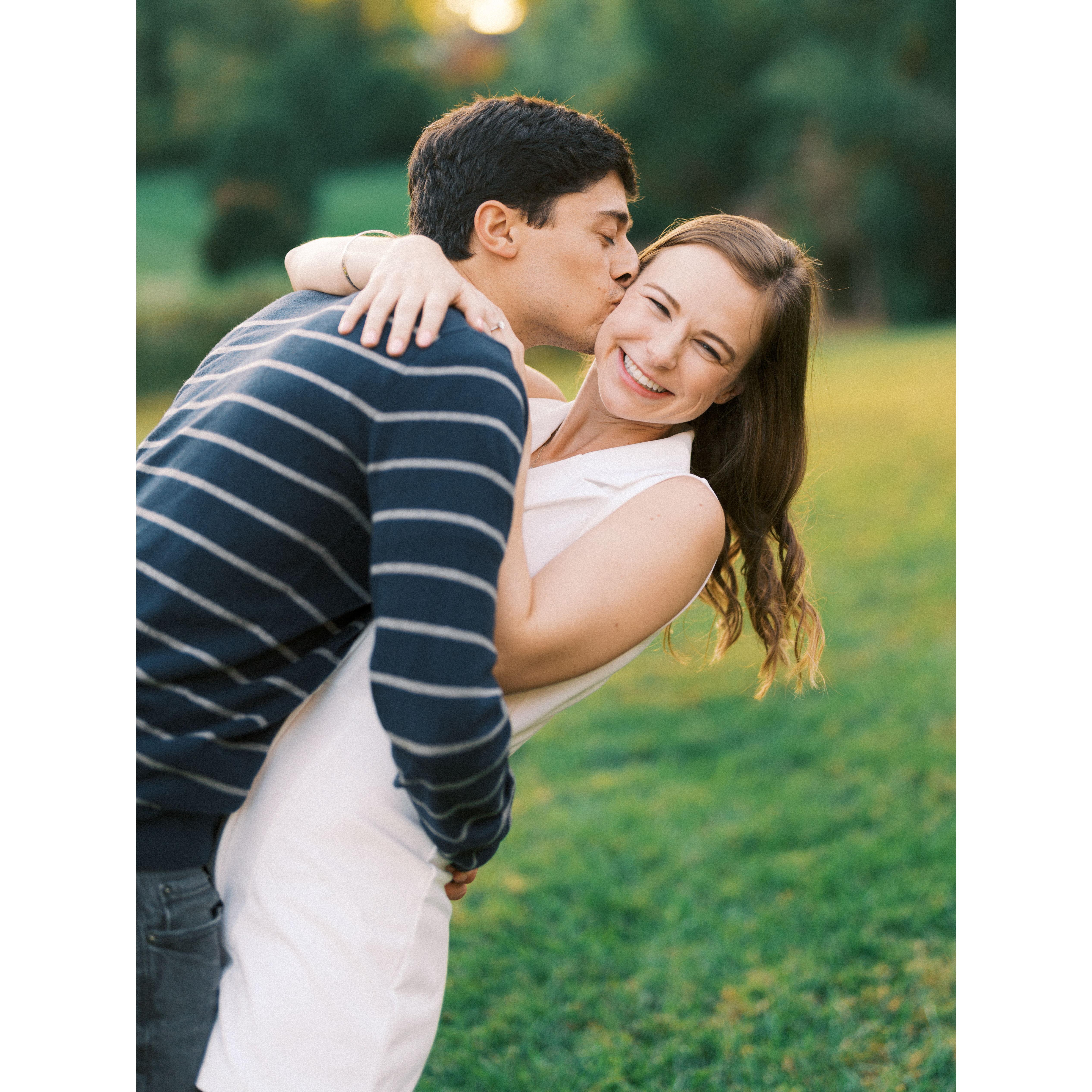 Our engagement photos at Graylyn by the fabulous David Howell