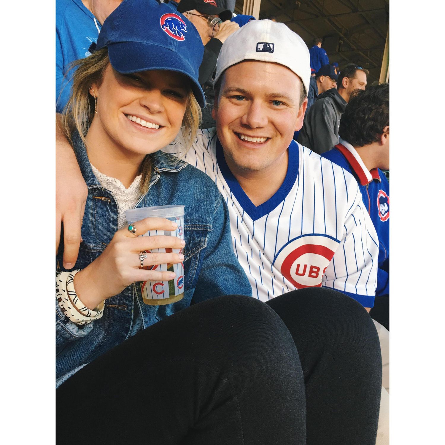 Cheering on the Cubbies