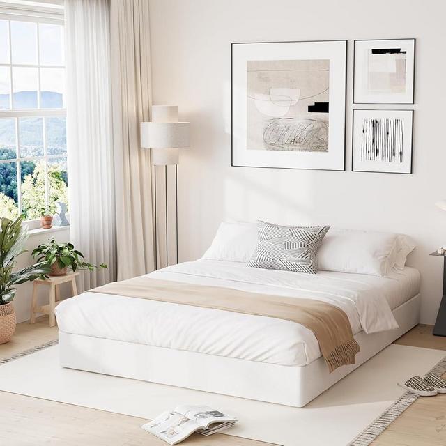 Uliesc Queen Box Spring, 5-Inch Low Profile, Box Spring for Queen Bed, Queen Size Box Spring with Strong Metal Frame, Noise Free, Easy Assembly, 3000lbs Weight Capacity
