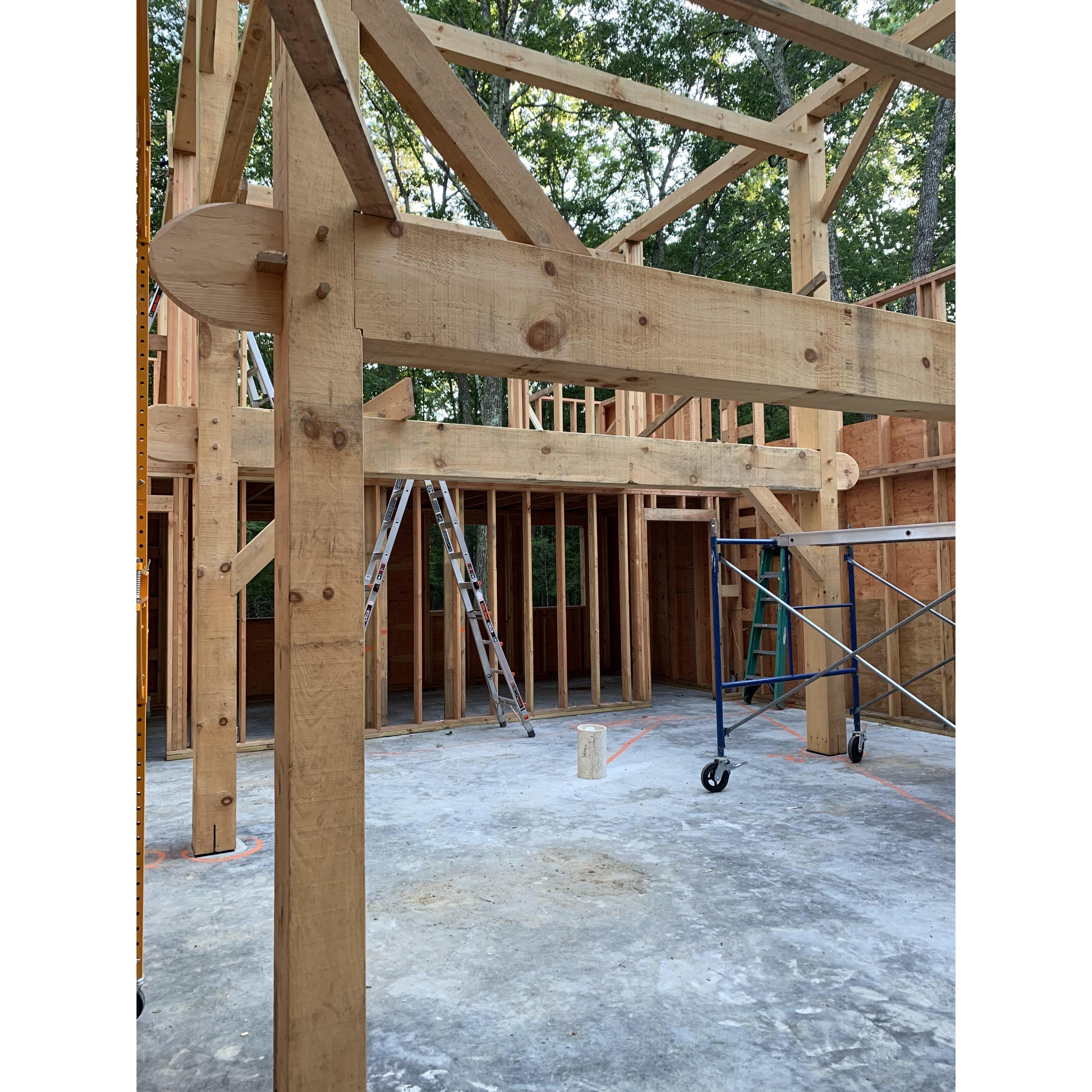 Timber frame up! 2020