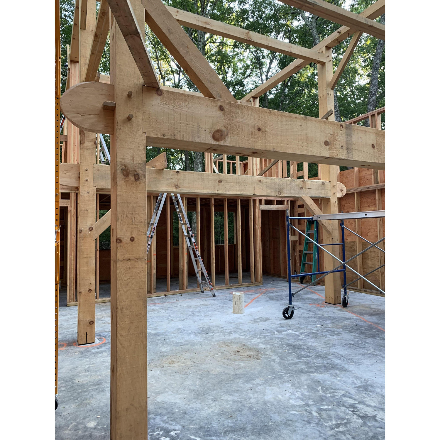Timber frame up! 2020