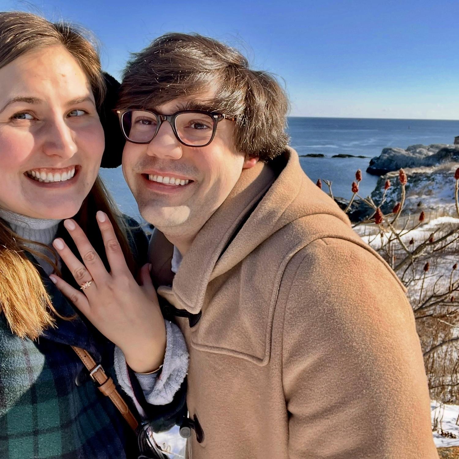 Engaged! Cape Elizabeth 01.25.2025.