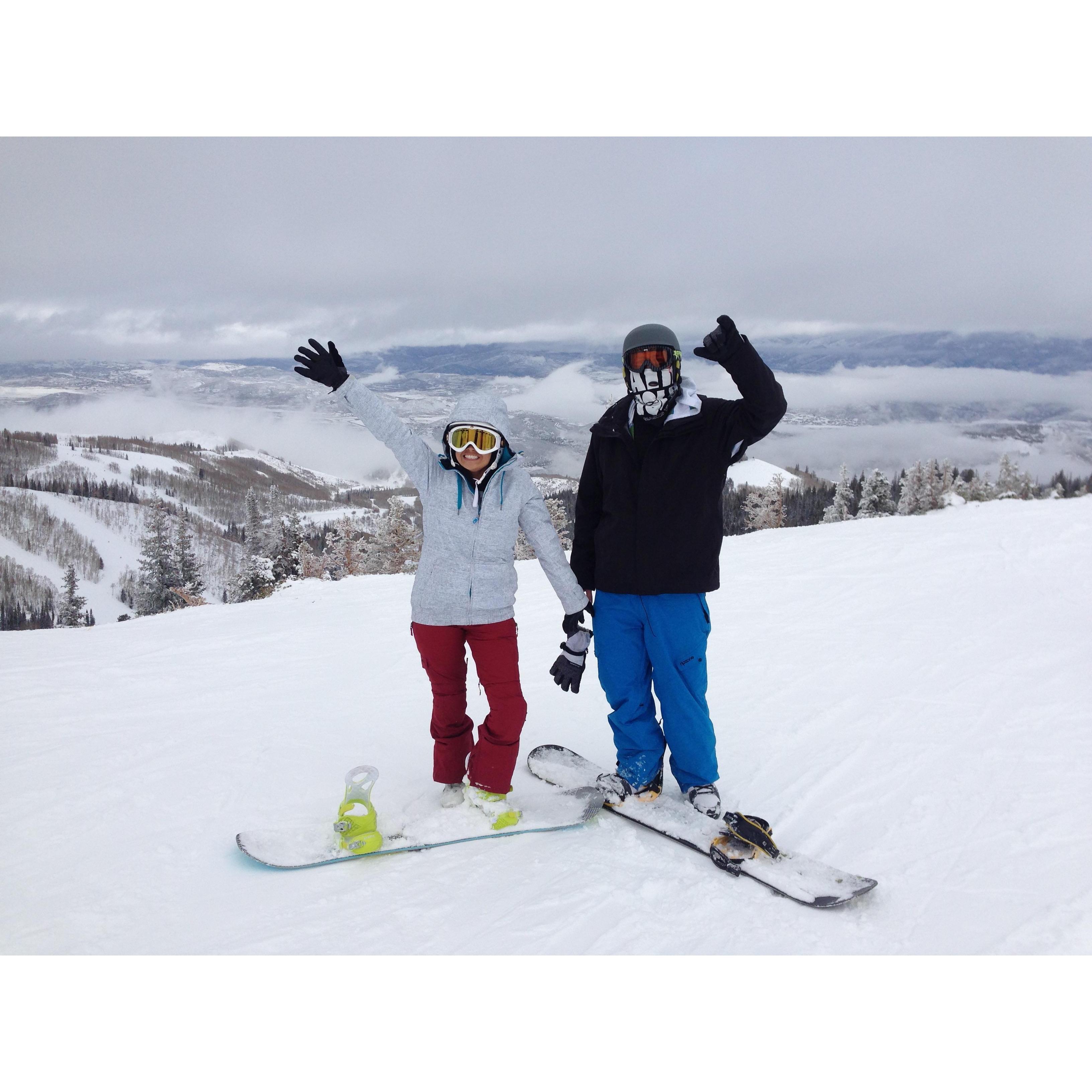 Snowboarding in Park City & Snowbird, Utah