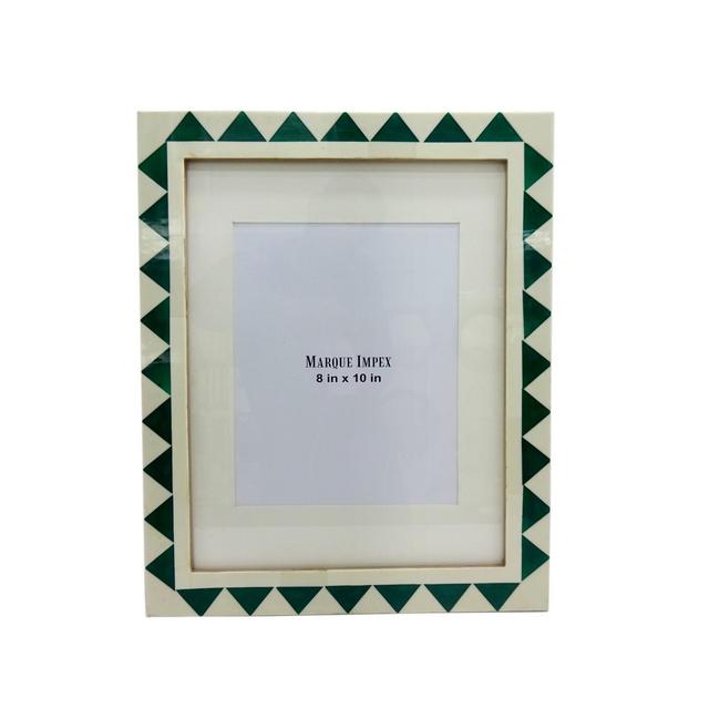 8" x 10" White and Aqua Resin Frame - Opalhouse™