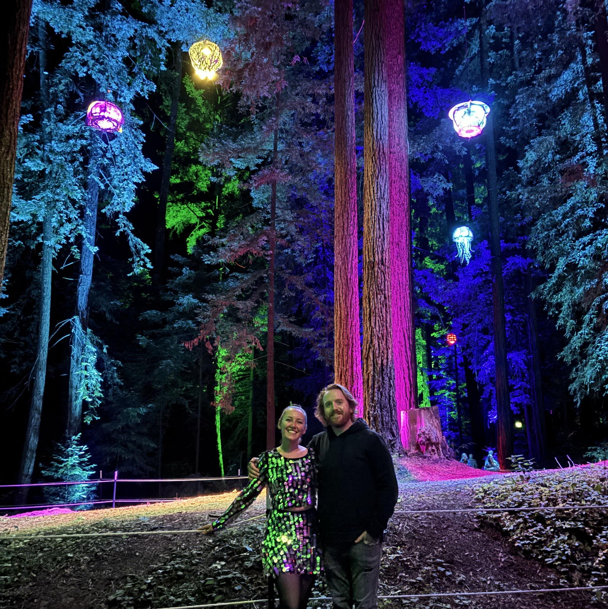 Strollin' through the Sequoias in some sequin