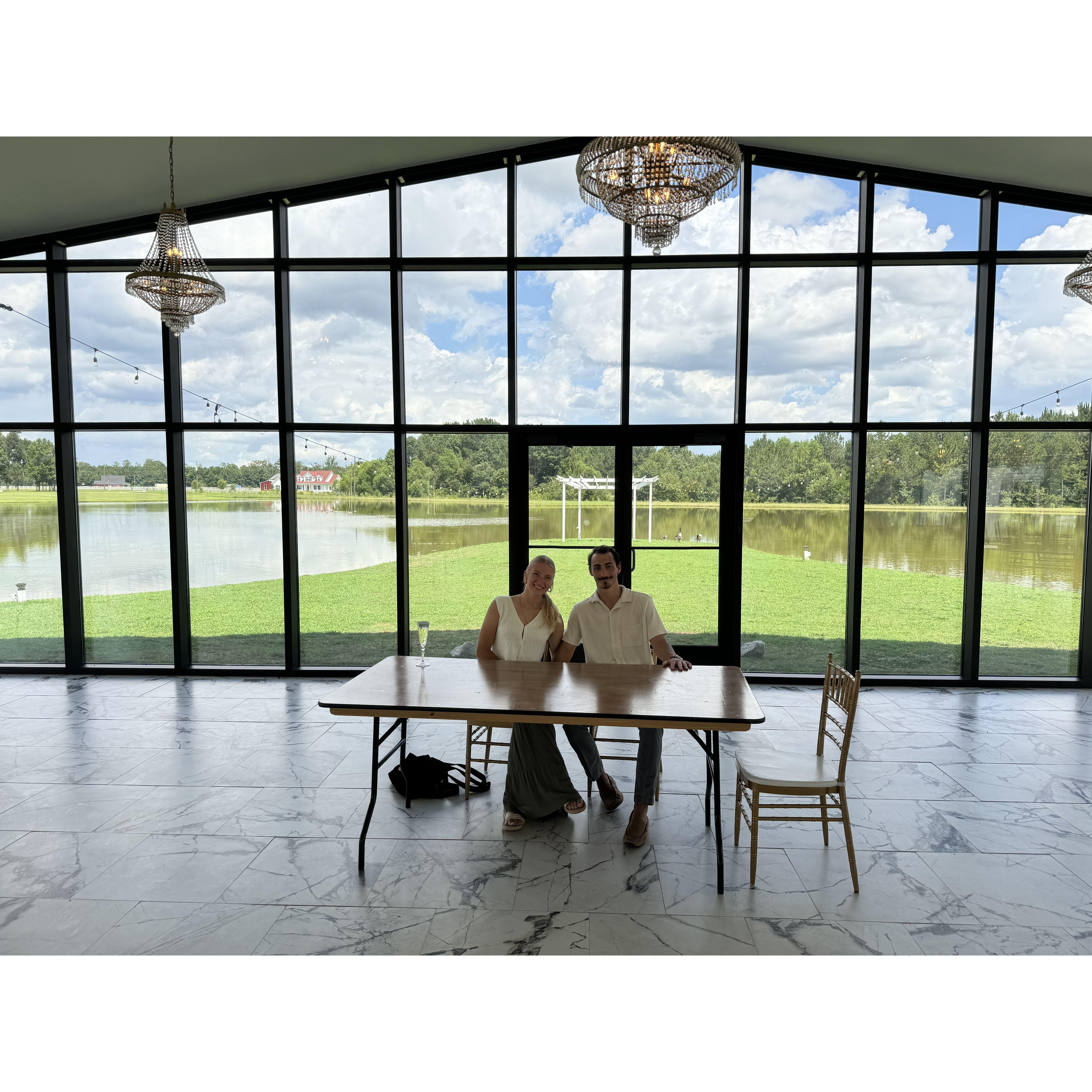 When we found our venue