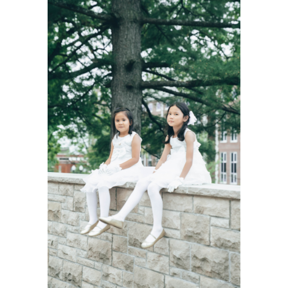 Our lovely flower girls, Nuam Bawi & Sharon.