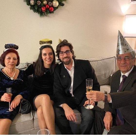New years Eve with Bassam's parents