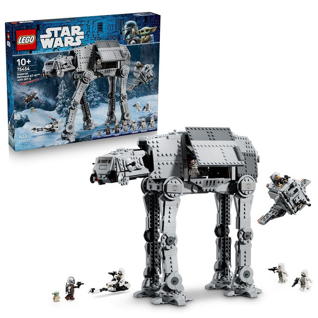 LEGO Star Wars Imperial Remnant AT-AT with INT-4 - Building Toy for Boys & Girls, Ages 10+ - The Mandalorian Merch with 6 Minifigures - Gift Idea for Kids - 75454