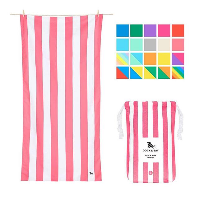 Dock & Bay Lightweight Beach Towel for Travel - Extra Large XL 78x35, Large 63x31 - Swim, Pool, Yoga, Travelling