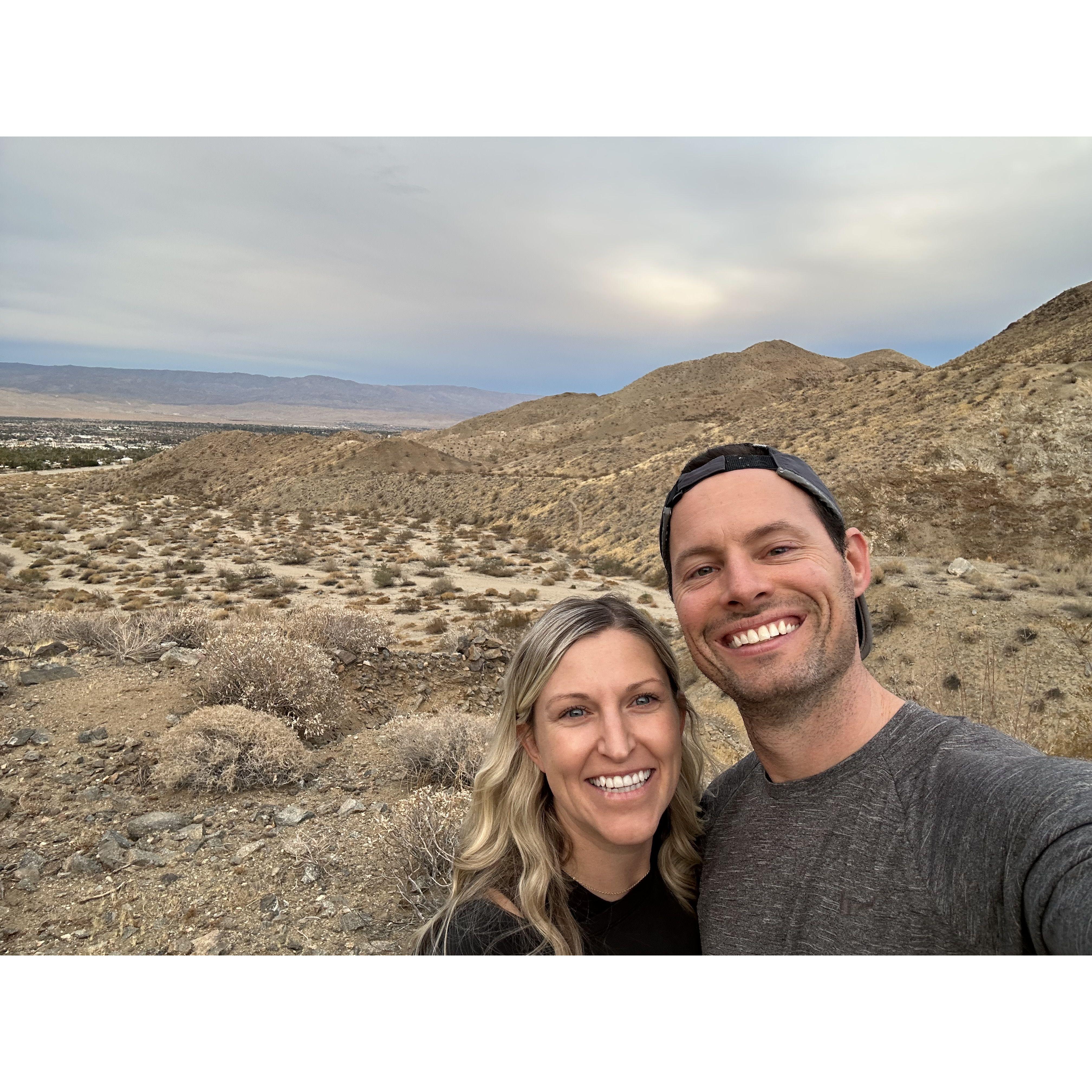 Just a couple of hiking fools!