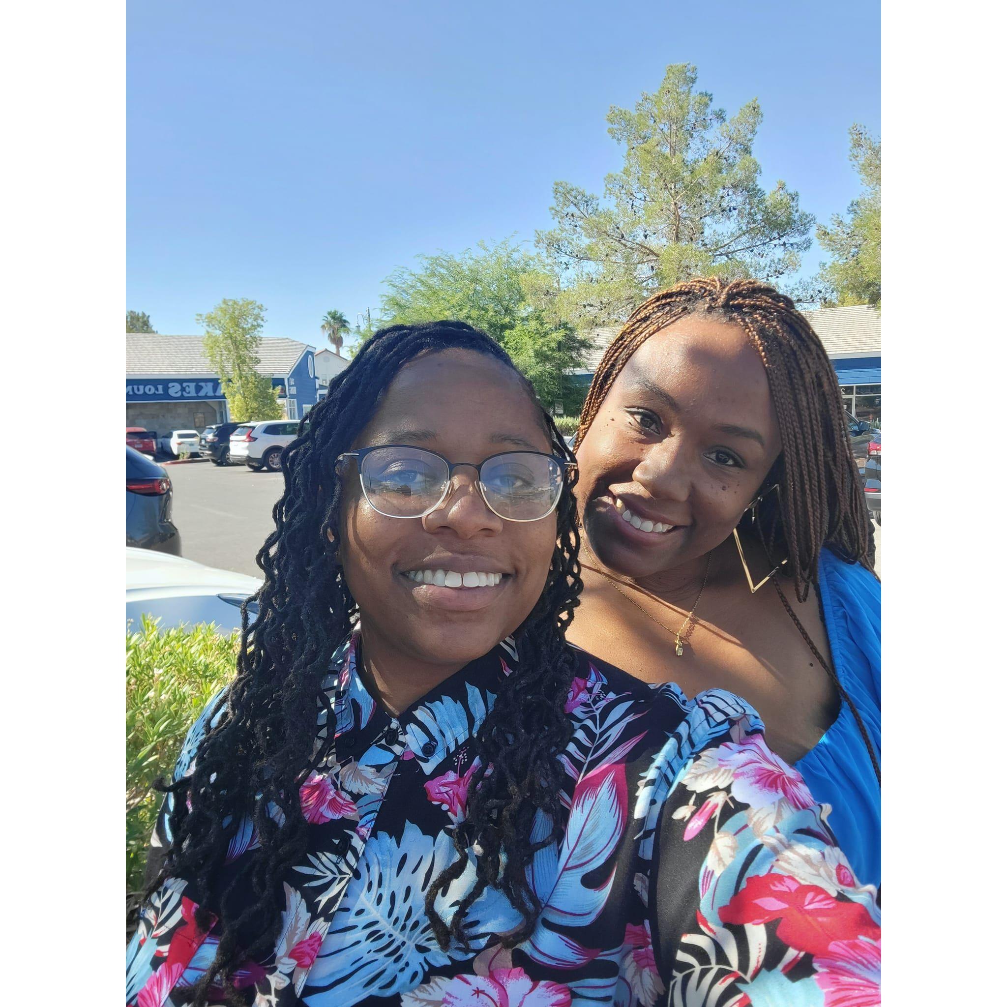 Parking lot Posing in Las Vegas