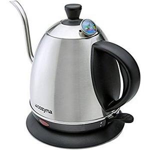 Anbanglin Electric Kettle Gooseneck with Thermometer,Drip Kettle for Coffee and Tea,Electric Kettle with Quick Boil, Pour Over Coffee Kettle with Stainless Steel, Auto Shut-off, Strix Controller, 1.0L