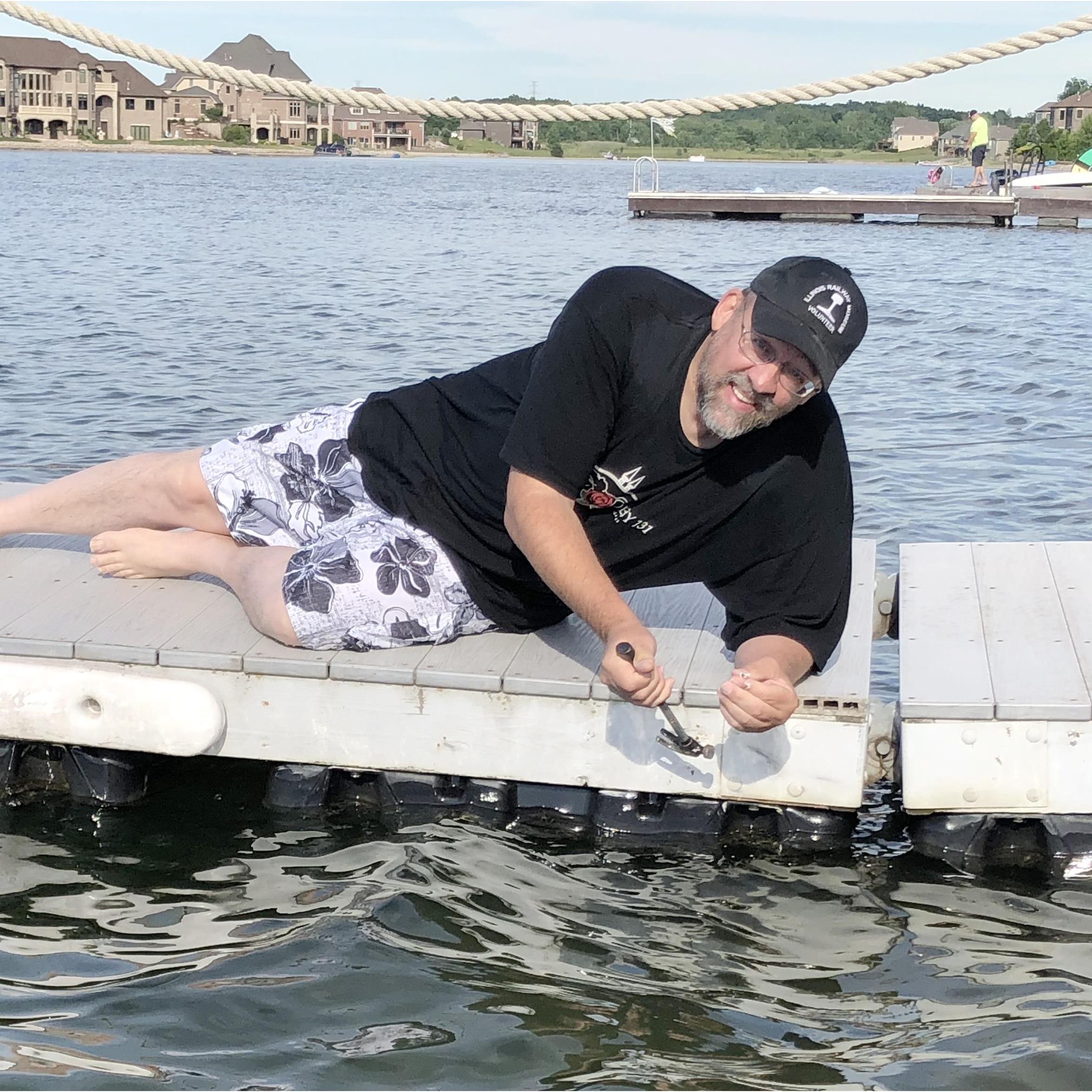Uncle Ray, I think there's a more efficient and effective way to catch fish!