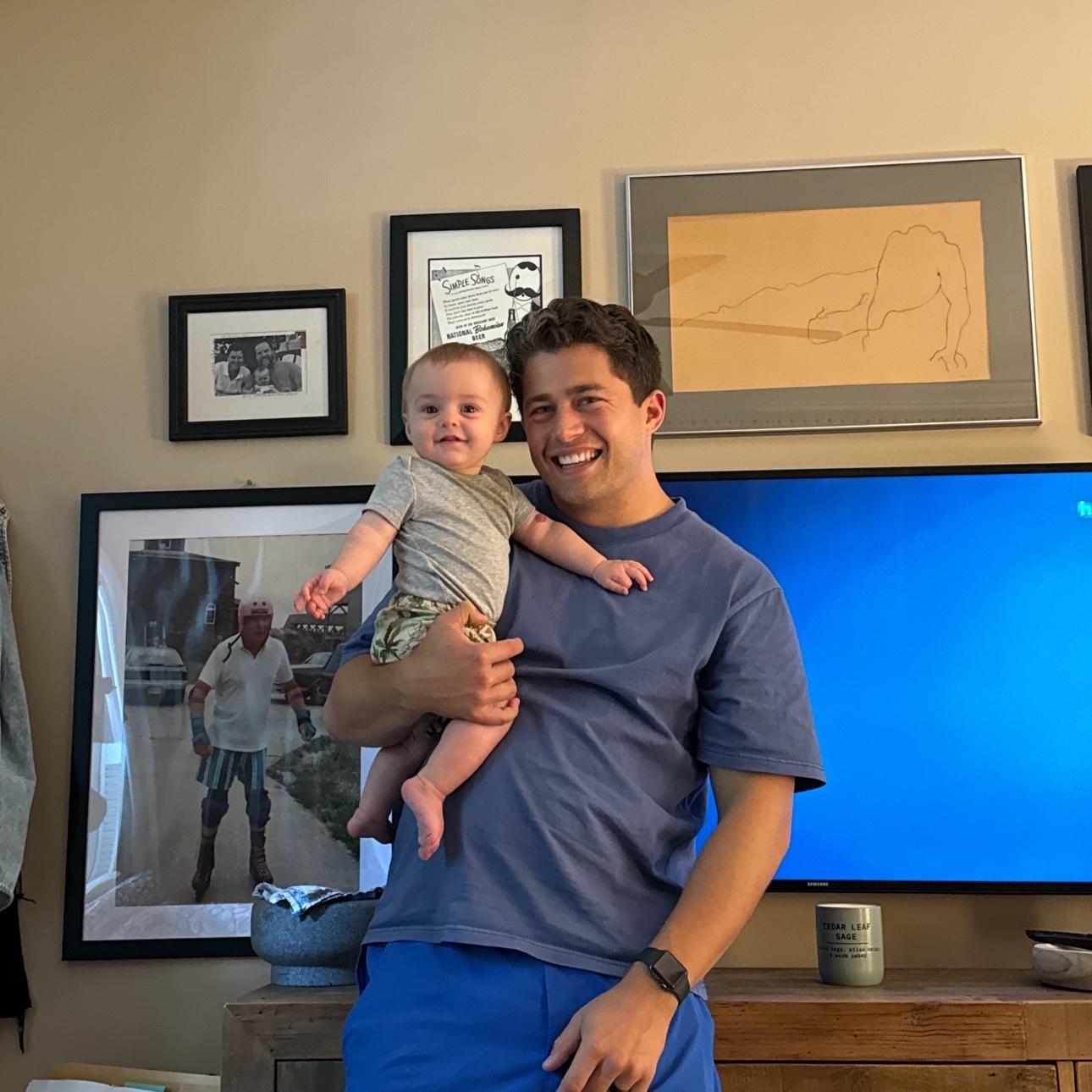 Ross with niece Finn❤️❤️❤️