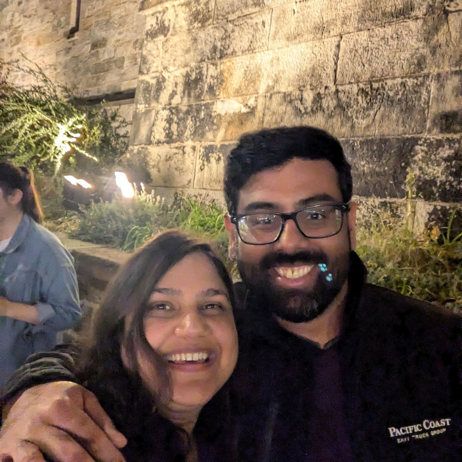 our first (and last) haunted house together