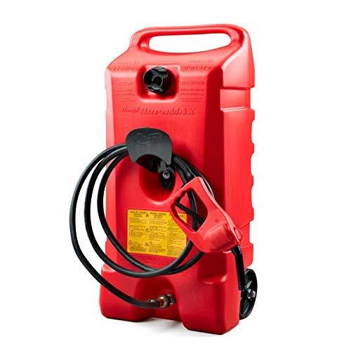 DuraMax Flo n' Go LE Fluid Transfer Pump and 14-Gallon Rolling Gas Can