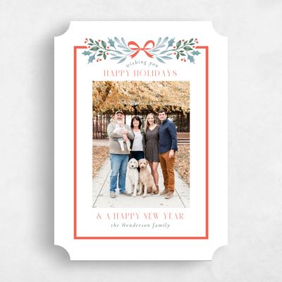 Red Ticket Holiday Card - Valley