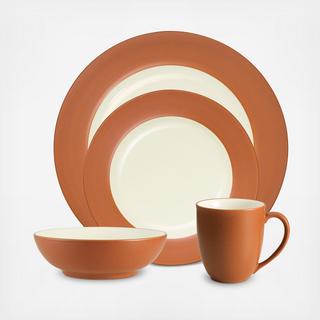 Colorwave Rim 4-Piece Place Setting, Service for 1