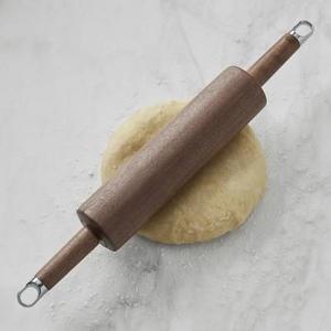 Williams Sonoma Walnut Barrel Rolling Pin