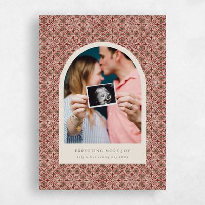 Currant Red Holiday Card - Joyful Addition
