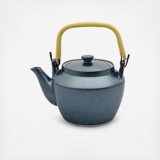 Tessa Black Large Teapot