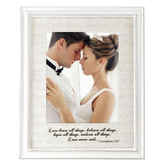 Malden® 8-Inch x 10-Inch Love Letter with Corinthians Verse Photo Frame