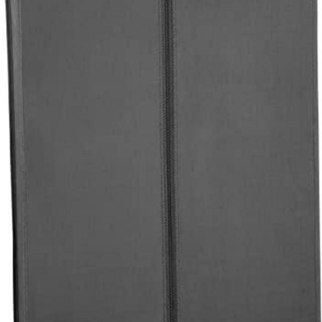 WallyBags Lightweight Durable Garment Bag for Travel and Storage, Black, 60-inch