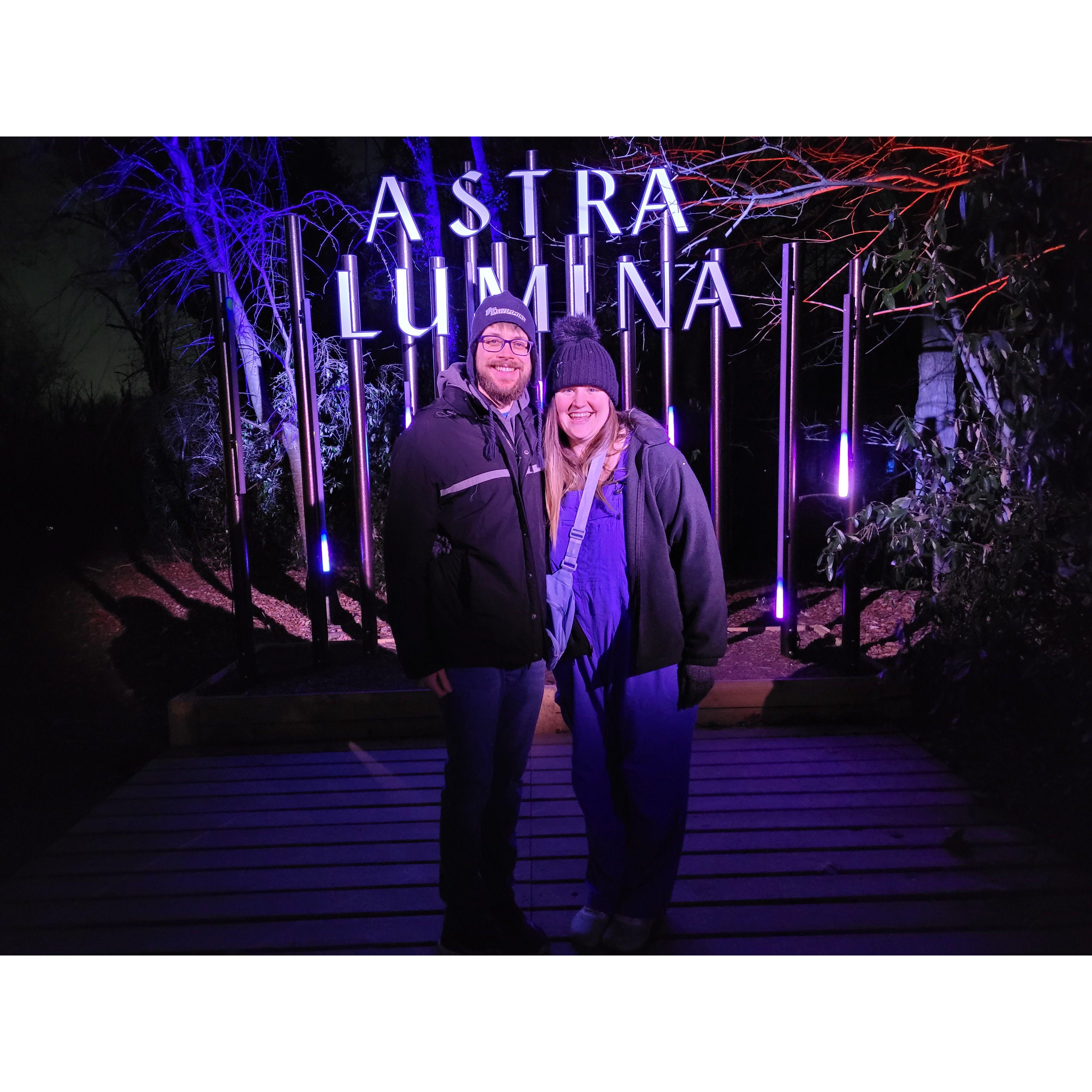 Now: Astra Lumina night lights March 2025